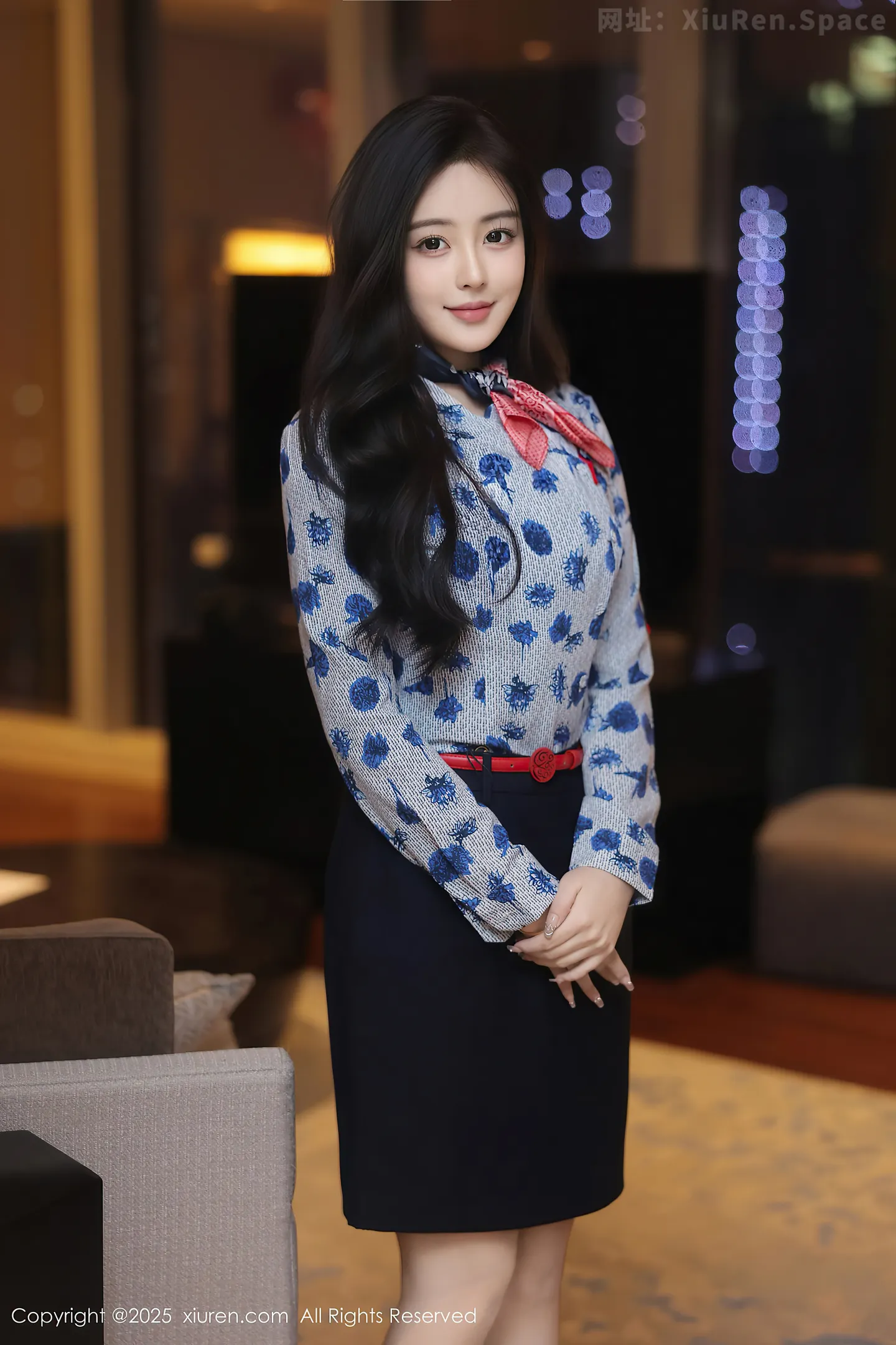 图片[3]-[XiuRen秀人网] VOL.10041 模特希雅sia性感空姐制服露紫色情趣内衣秀丰腴身材完美诱惑写真59P-秀人网官方网站